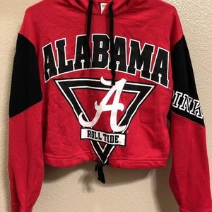 MAJOR ISO! Vs pink Alabama crop hoodie